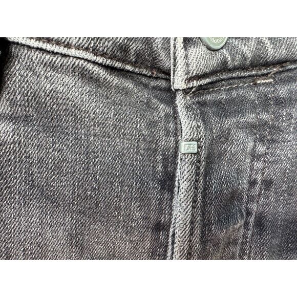 AllSaints Distressed Graine Reed Grey Black Slim Cotton Jeans Size 30 - Picture 10 of 13